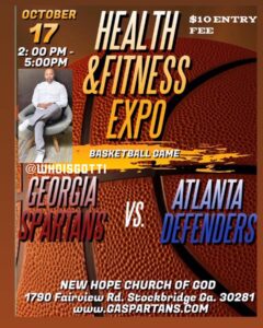 #ATL....10/17 2pm -5pm come check out the Health & Fitness Expo and Basketball Game!!! Of course #atlanta favorite basketball team