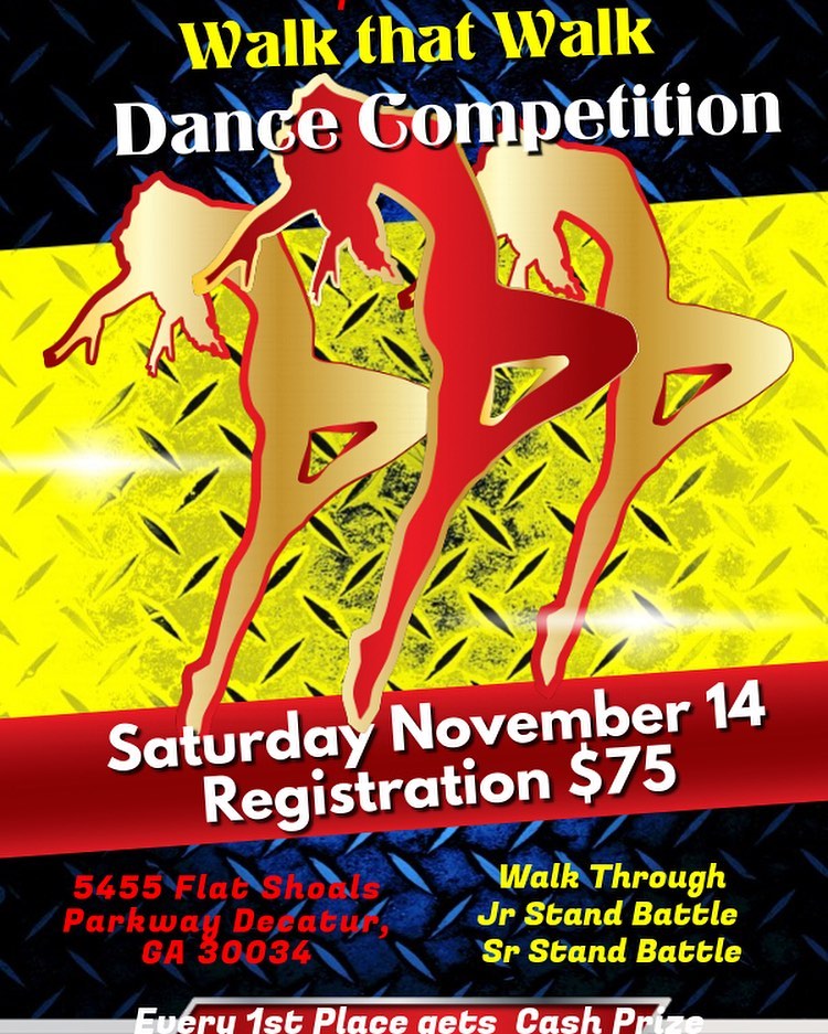 Calling all dance team for this dance competition on Nov14 from 11-7pm!! Registration is just $75 you will win trophy and cash pri