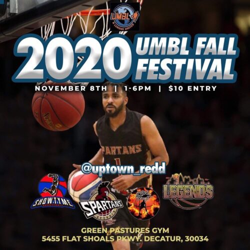 Umbl Fall Festival @uptown___redd will hooping for the #GeorgiaSpartans!!! #Umblhoops is back!!! Georgiaspartans Tip-off at 2pm.