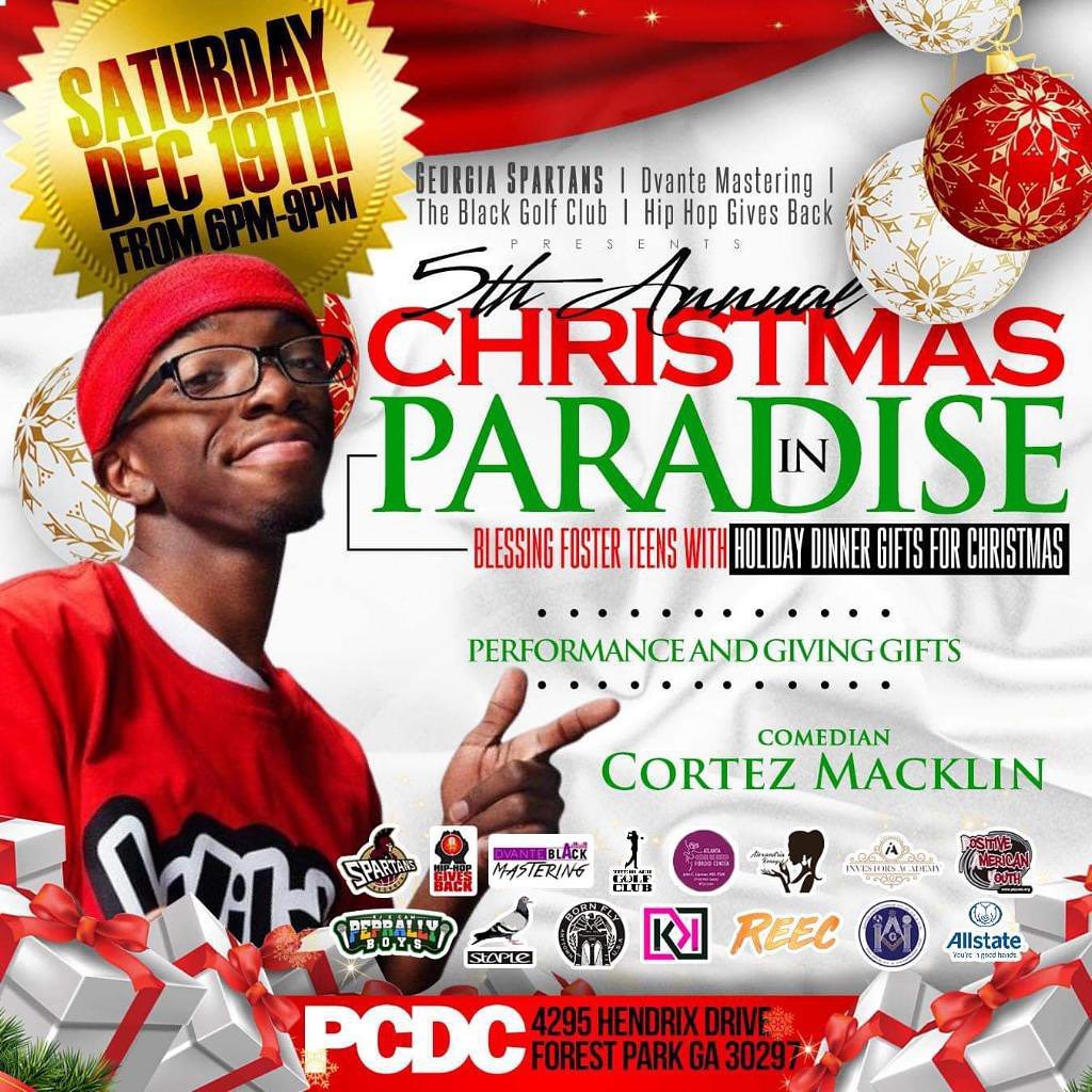 @standupcortez from the #wildinout will be in the building performing at the Christmas in Paradise Dec19 is our Annual #Christmas