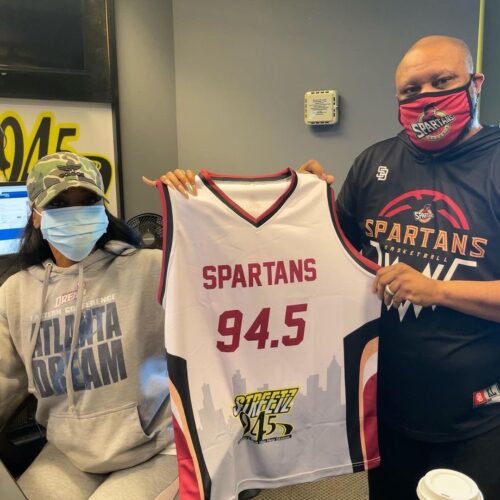 Posted @withregram • @mystreetz945atl ShoutOut to @georgiaspartans for hooking @jazzymcbee and @djfitted up with Jerseys this seas